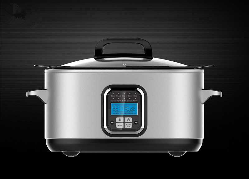 10 in 1 Electric Magic Multi Function cooker with Sous vide Fryer Slow cooker Stove top Sear Stew Steam Function