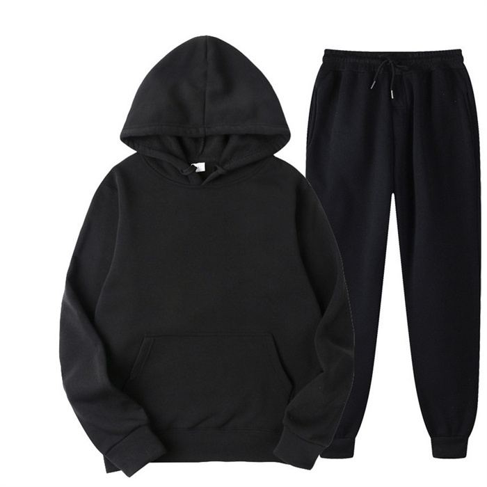 Hoodie Jogging Pants Set Unisex Men's Custom Cotton Hoodie And Jogger Sweatpants Set Men Clothing Track Suits 2 Pieces