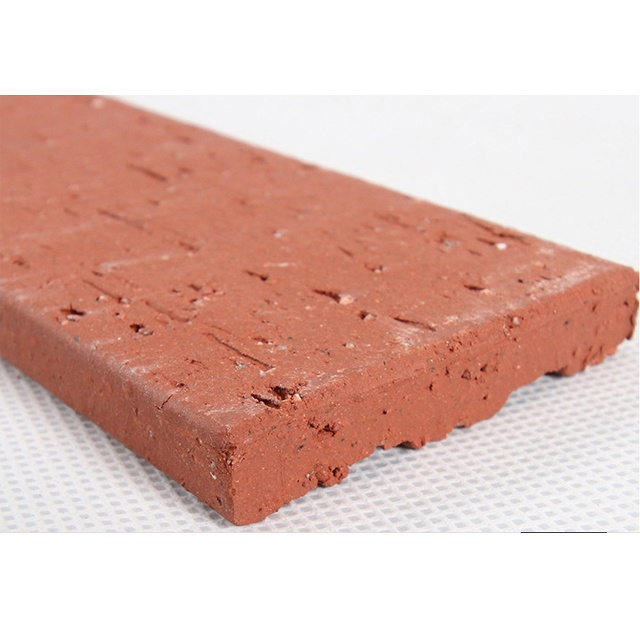 Split face red clay brick supplier fireproof thin brick