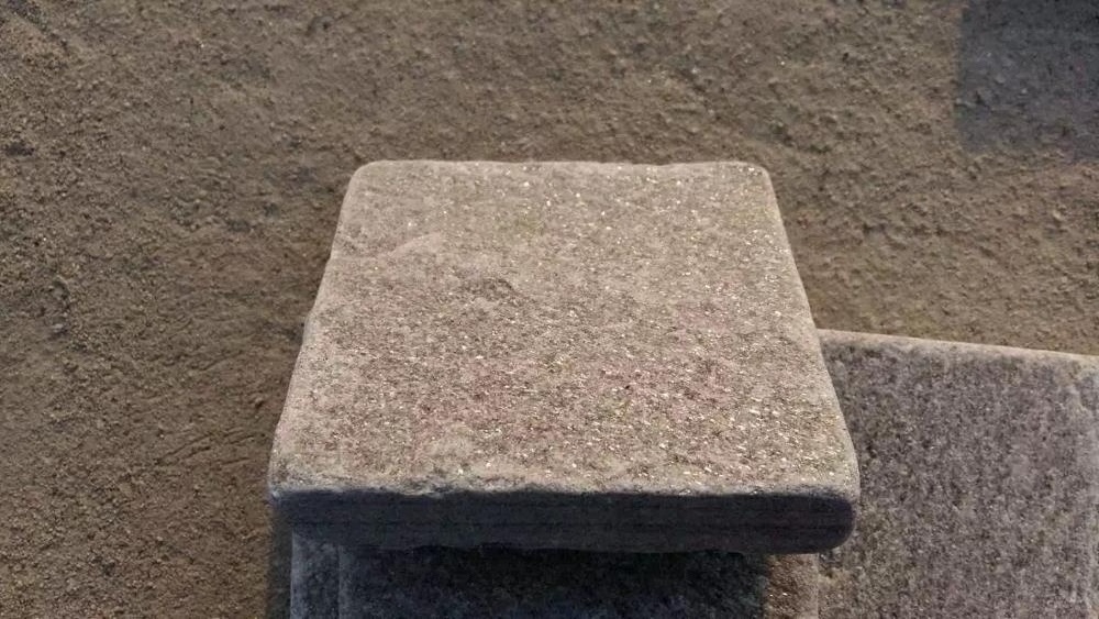 Granite Paving Stone Cobble Stone Paver Stone with Meshed Back for Driveway