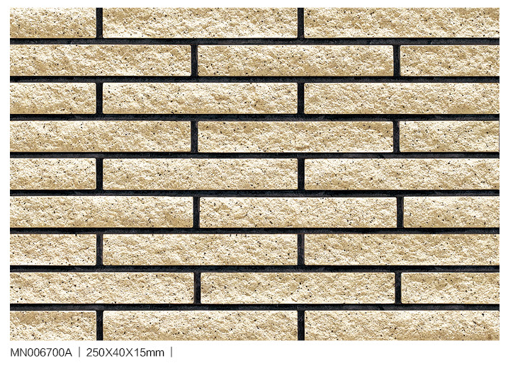 Decorative Wall Clay Brick Exterior Split Thin Brick Tile