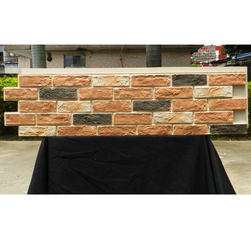 Polyurethane PU foam panel exterior decorative siding faux brick stone wall panel