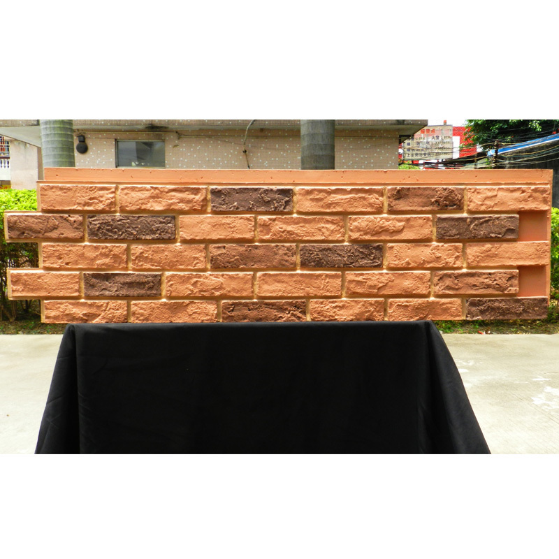 Polyurethane PU foam panel exterior decorative siding faux brick stone wall panel