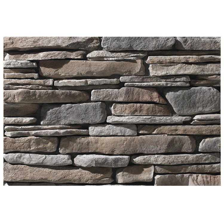 Decorative Stone Wall Panels Stone Compound Wall Modular Stone Wall Panel