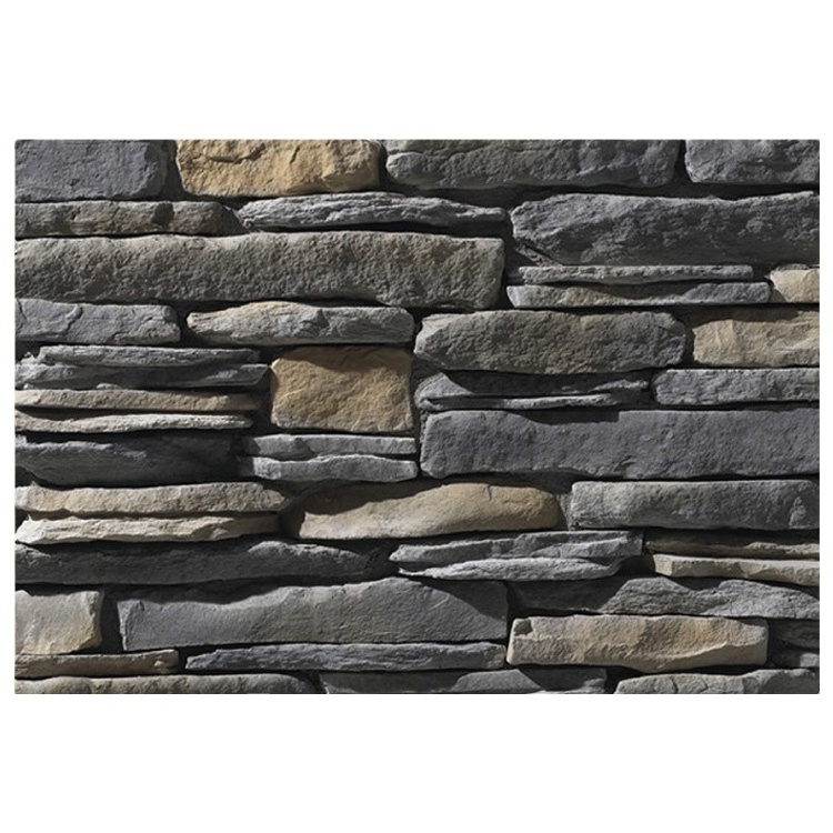 Decorative Stone Wall Panels Stone Compound Wall Modular Stone Wall Panel