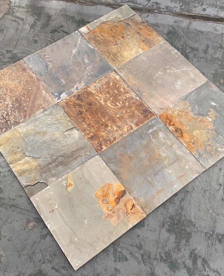 Natural Stone Prices Cheap Outdoor Patio Floor Tile Exterior Beige Paving Flagstone