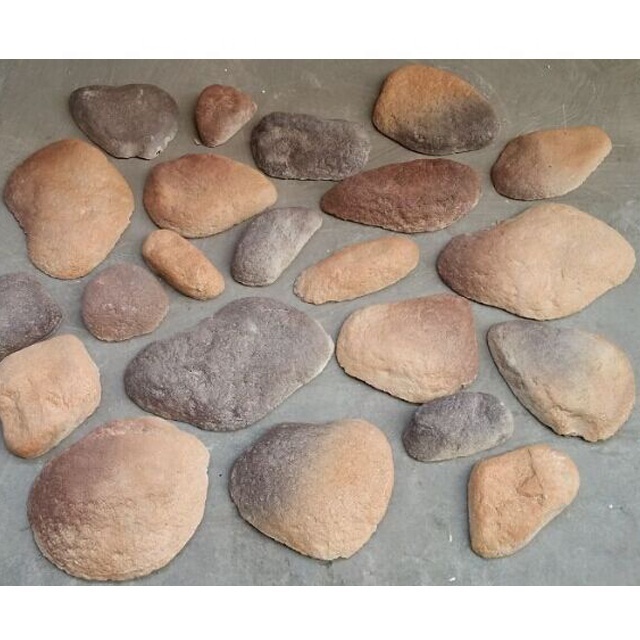 Faux River Rock Stone Outdoor Exterior Wall Tile