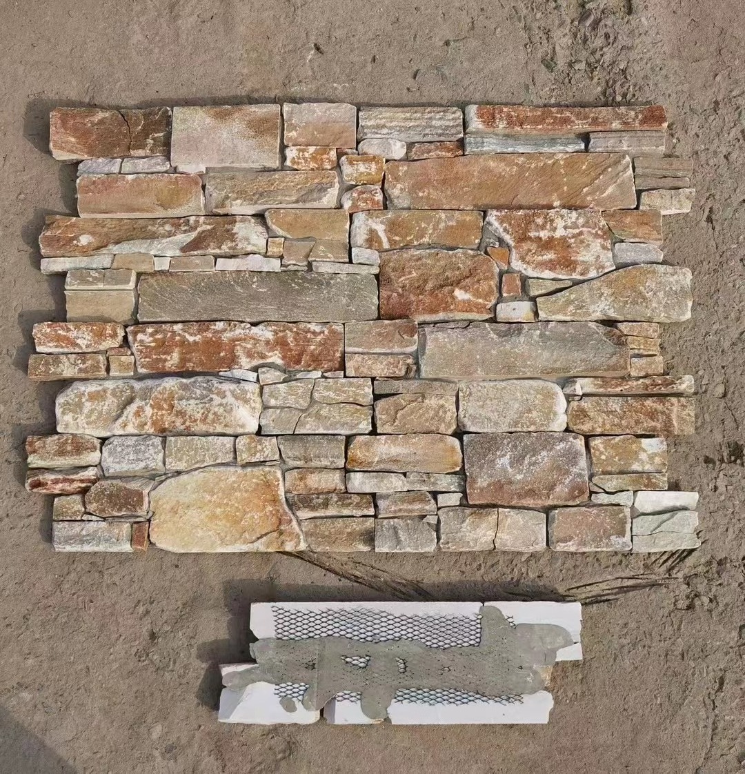 Exterior Wall Veneer Slate Stone Panels Natural Stone Wall Cladding Tiles for Fireplace and External Wall