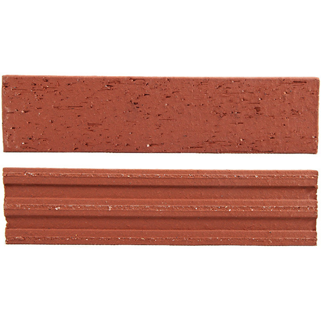 Split face red clay brick supplier fireproof thin brick