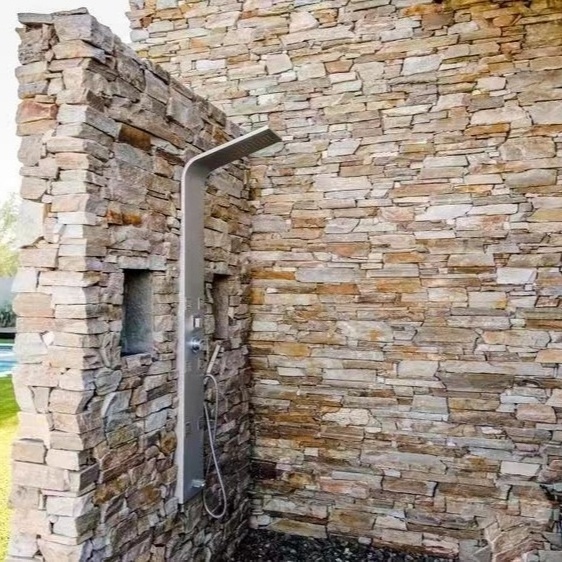 Exterior Wall Veneer Slate Stone Panels Natural Stone Wall Cladding Tiles for Fireplace and External Wall