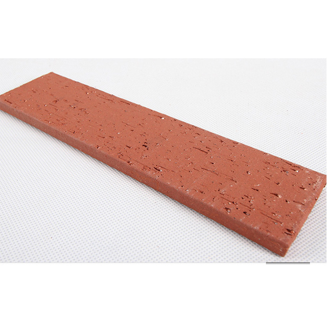 Split face red clay brick supplier fireproof thin brick