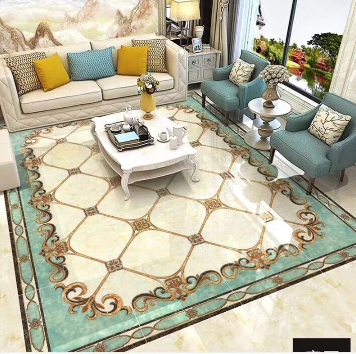 Palace Micro Crystal Parquet Polished Carpet Tile Pattern Flooring Tile