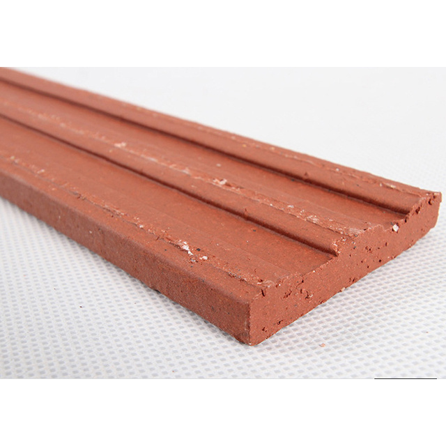 Split face red clay brick supplier fireproof thin brick