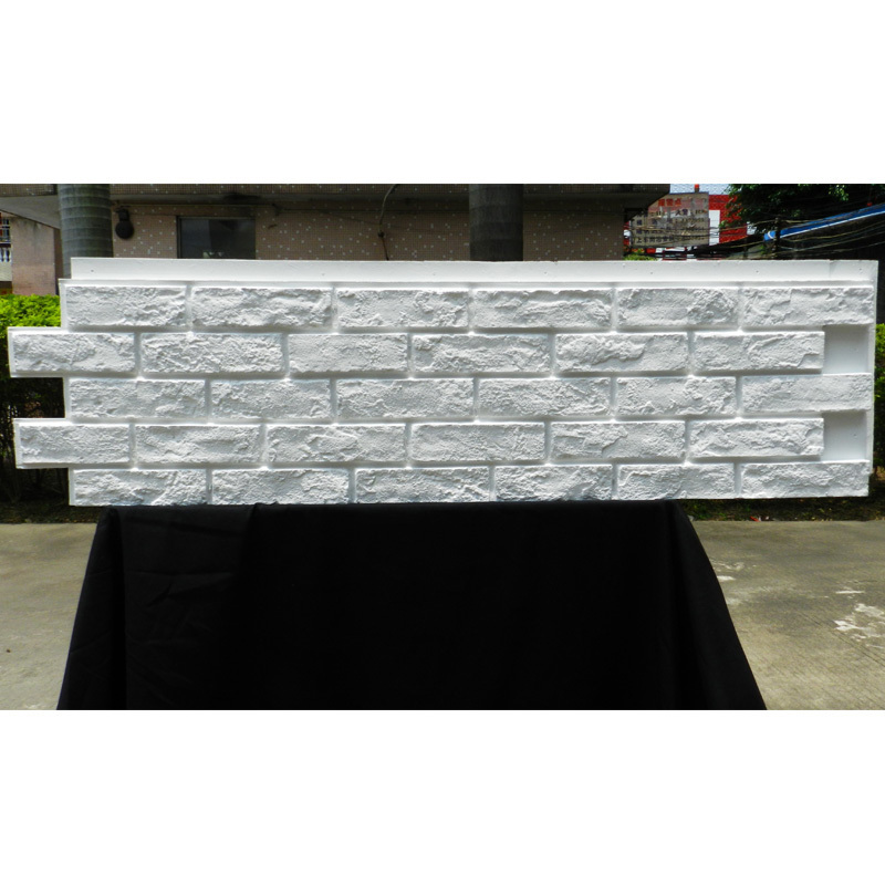 Polyurethane PU foam panel exterior decorative siding faux brick stone wall panel