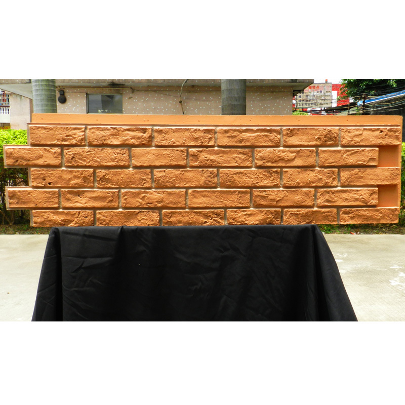 Polyurethane PU foam panel exterior decorative siding faux brick stone wall panel