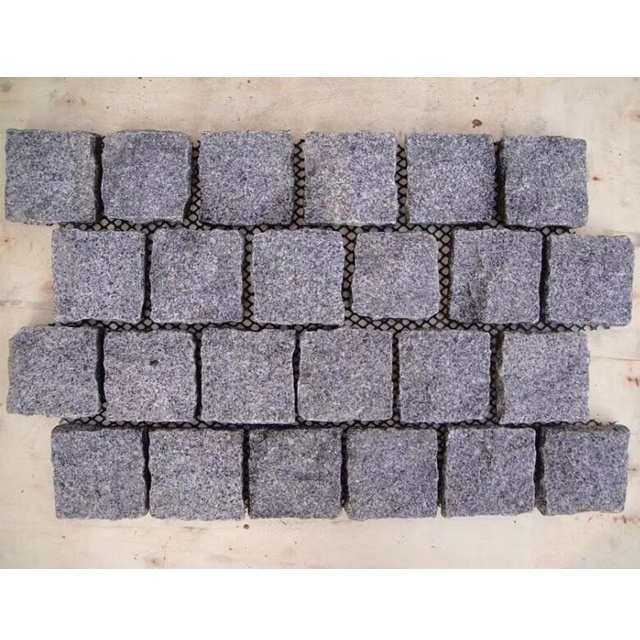 Mesh Cobble Stone Pavers Outdoor Driveway Paving Tiles