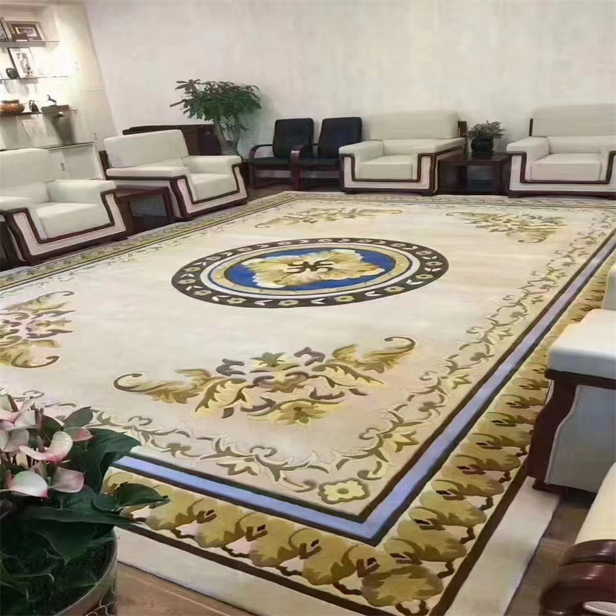 Nature Eco-Friendly Luxury Large  Woven Rug Carpet for Living Room Eco-Friendly Floor Rug Carpet from China