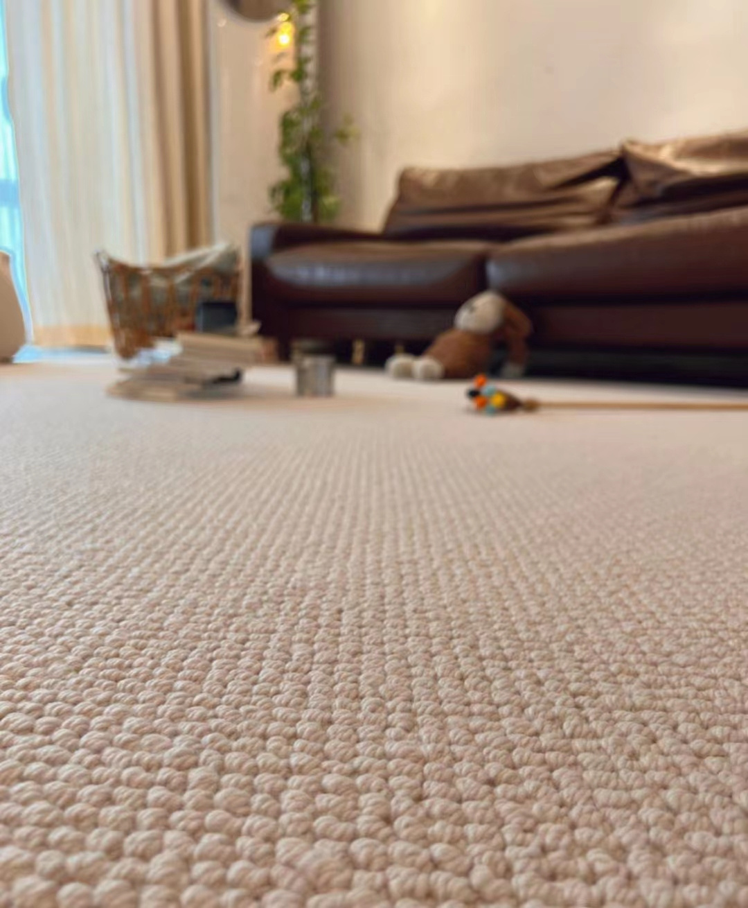 Anti Slip Rugs Soft Silky Smooth Wool Carpet for Bedroom Carpet Customized Modern Woolen Carpet Machine Made,loomed Solid Color