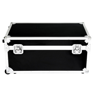 Professional Wholesale Cable Trunk Road Trunk Flight Case Utility Case Trade Show Storage Trunk Flight Case With Casters