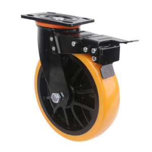 Industrial Heavy Duty Brake 600lbs 4 Inch Universal Polyurethane replacement cart swivel wheels for trolleys