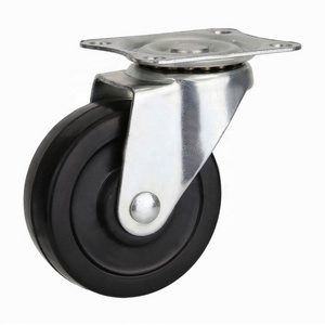 1 Inch Light Duty Black Pp Swivel Caster Wheel