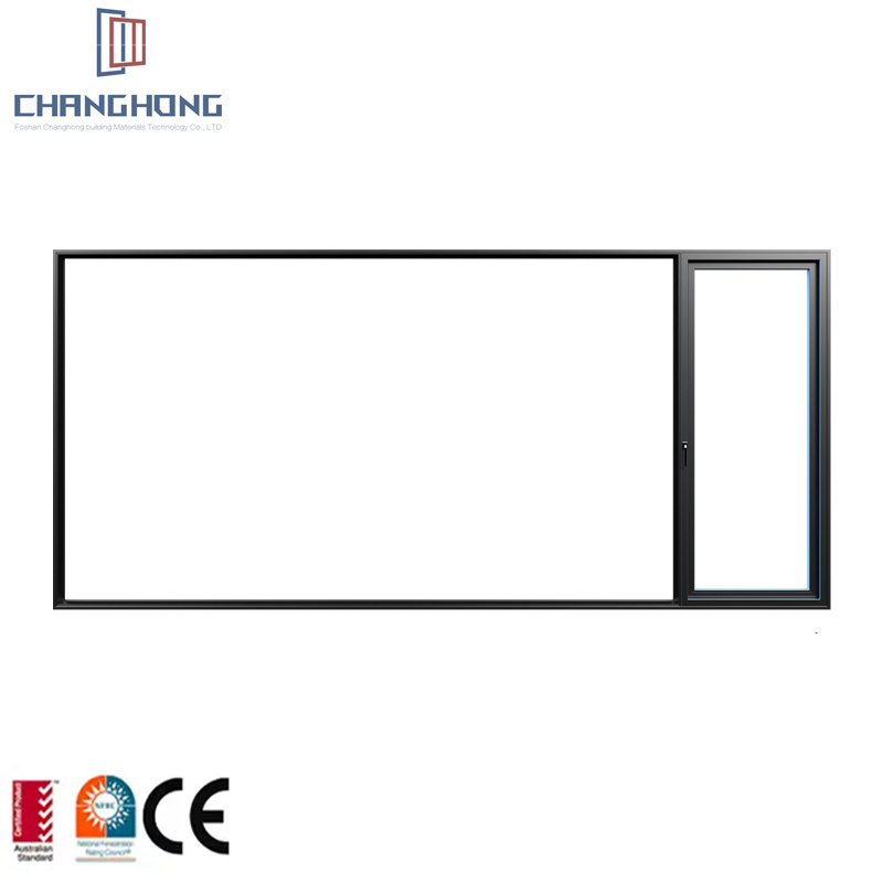 High-end Casement Window Thermal Break Heat Insulated Double Triple Glazing Villas Aluminum Swing Windows