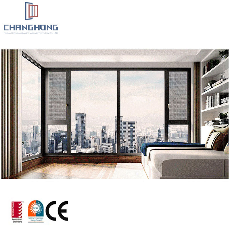 extra large energy efficient horizontal inswingawning Aluminium fixed casement flush windows