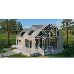 Li Xin Modern Construction Steel Frame Prefabricated Building Luxury Prefab House Homes Light Steel Structure Villa