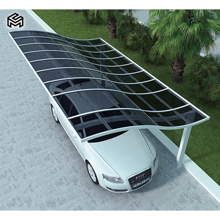 CHARMING Modern Customised Side Aluminium Carport Sun Shade Auto Car Shelter