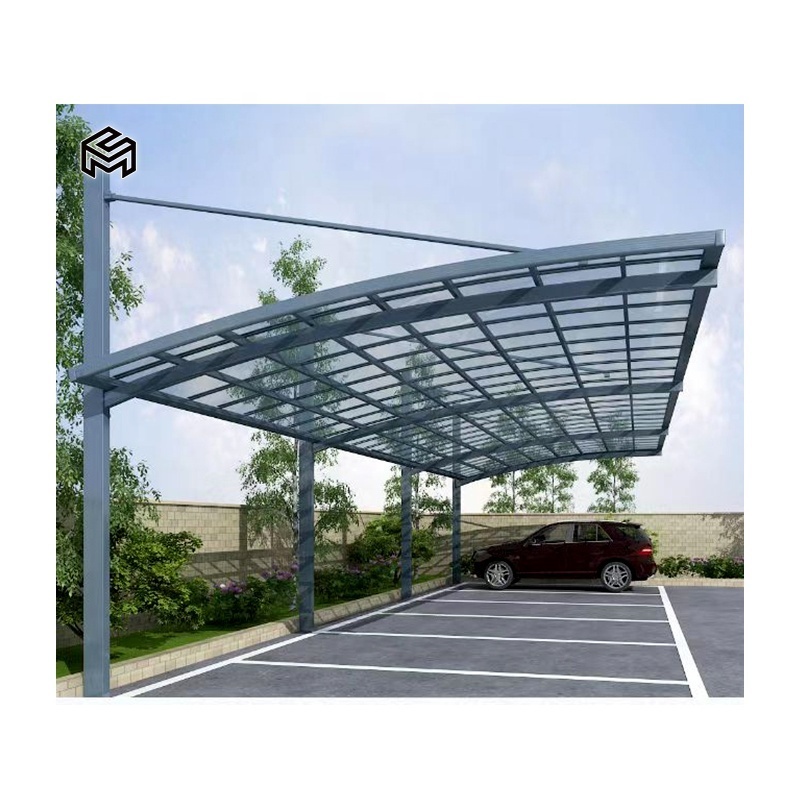 Outdoor Garage Rain Shed Car Parking Aluminium Cantilever Carport