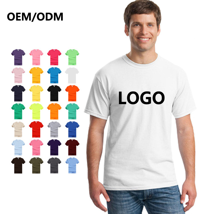 Wholesale Custom Oversized Plain Logo White T-Shirts In Bulk Mens Blank T Shirt Unisex 100% Organic Pima Cotton Bulk Tshirts