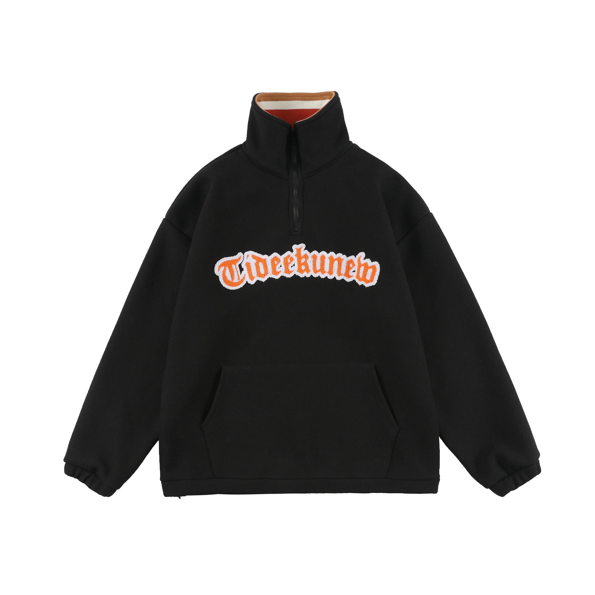 Pullover Hoodie Without Pockets Polyester Fleece Lined Hoody High Quality Zipper Hoodie