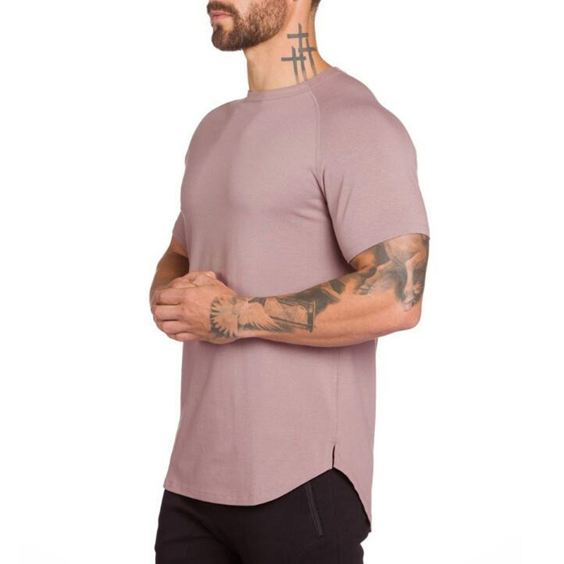 95 Cotton 5 Spandex T Shirts Wholesale Gym Tshirt Muscle Shirt