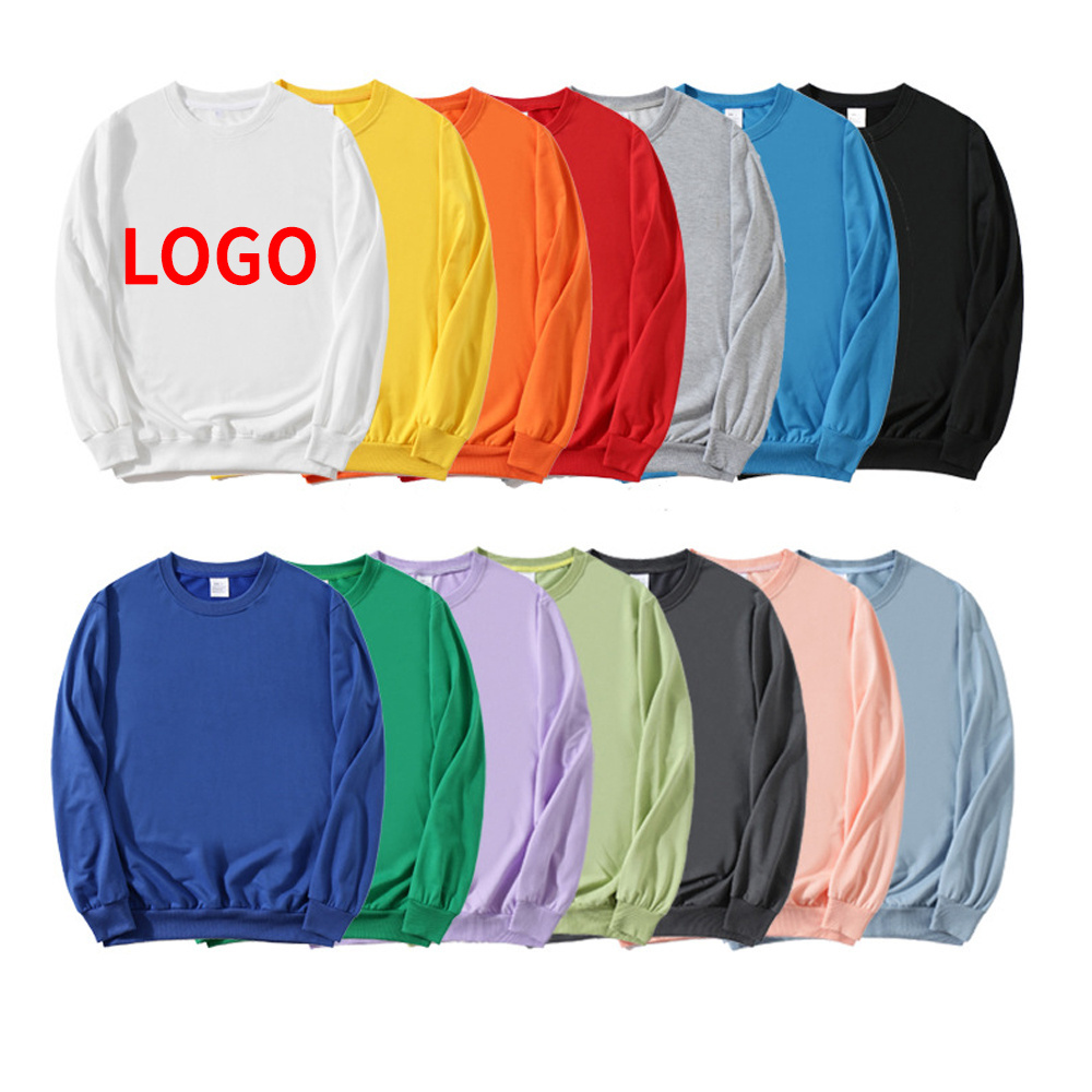 Custom Oversized Corded Crew Neck Embroidered Sweatshirt