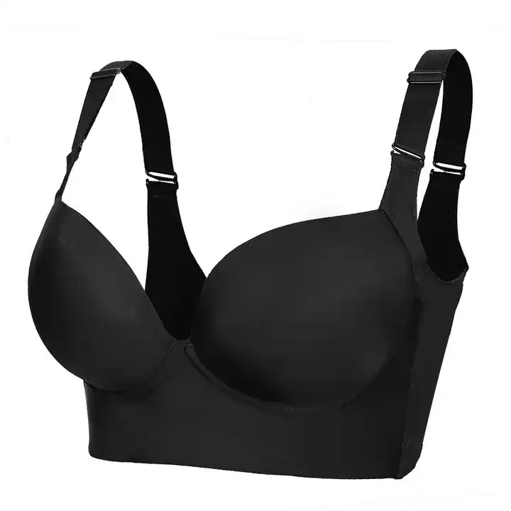 Push Up Bra for Women Plus Size Full-Coverage Underwire Bra Ladies Underwear Sexy Bra High Compression BCDDE Cup Corset