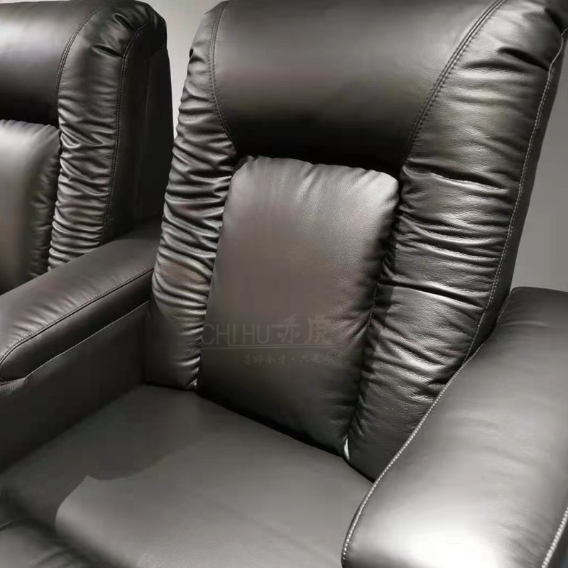 Leather Home Cinema Sofa Luxury Single Seat Electric Recliner Cinema Sofa Chair