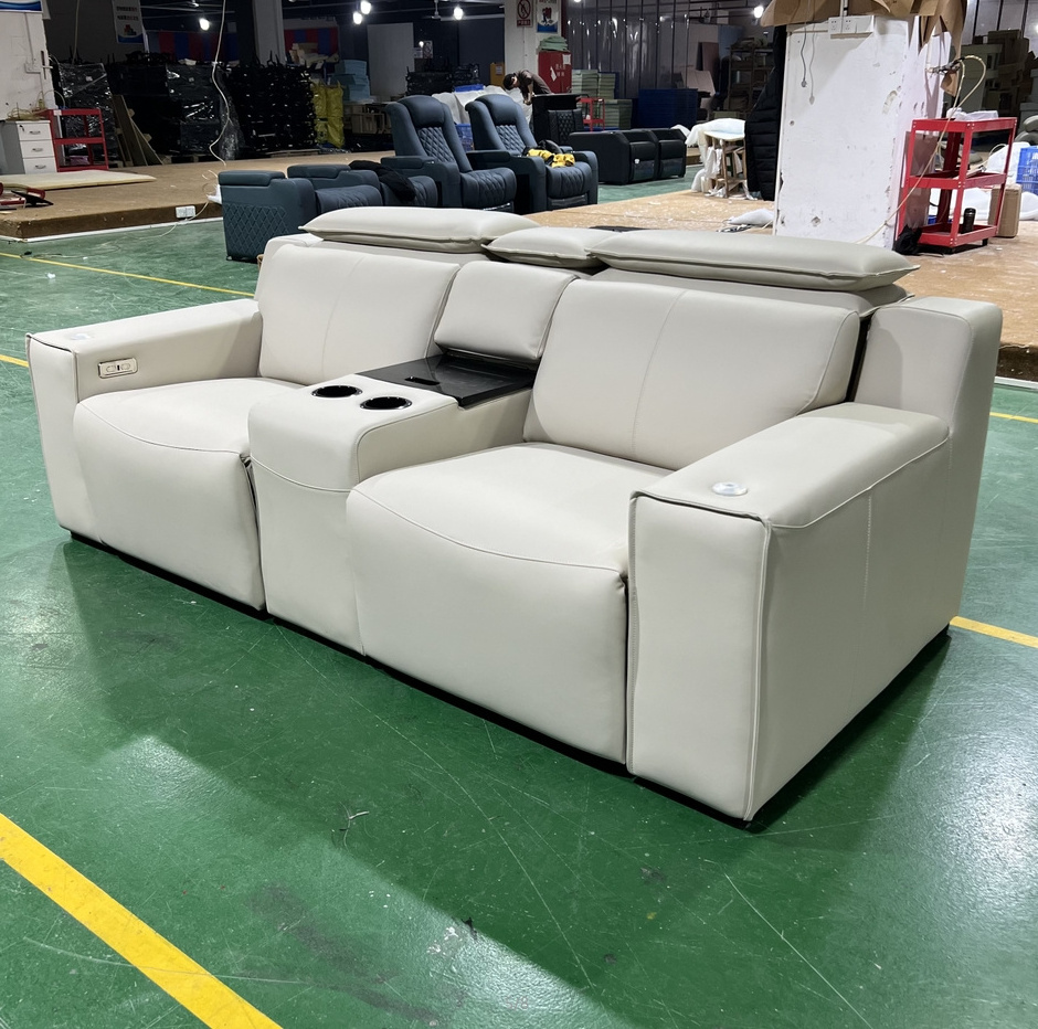 hot sale 2 seaters Home Reclining sofa Chairs Living room Furniture Recliner Sofas Cinema Room Sofa Theatre Seating Recliner