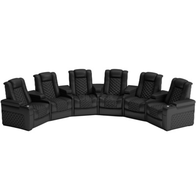 Custom made curve design home cinema sofa theater furniture electric recliner sofa living room interior chair reclining sofas