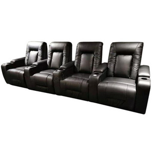 Leather Home Cinema Sofa Luxury Single Seat Electric Recliner Cinema Sofa Chair