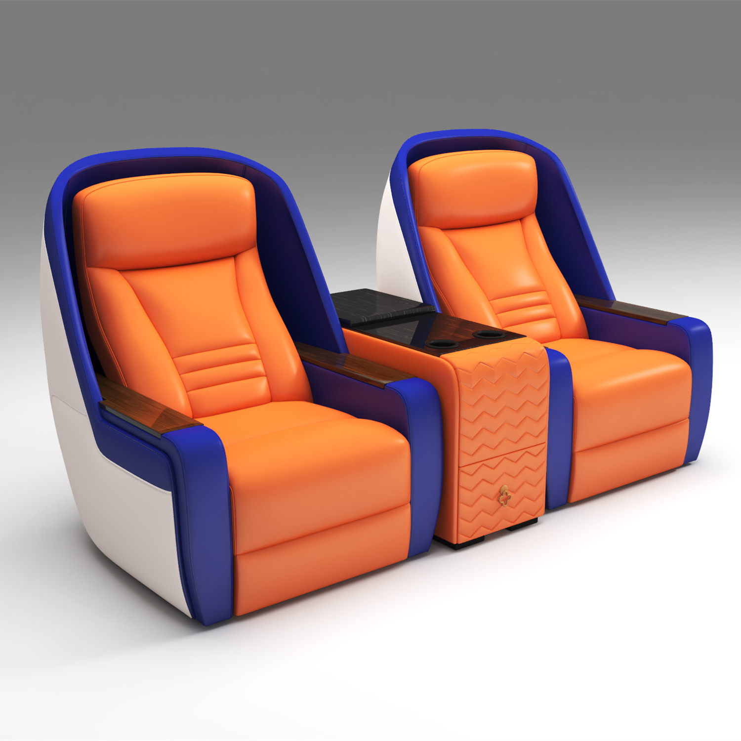 Couple home cinema sofa electric recliner luxury design power reclining loveseat living room sofa theater furniture recliners