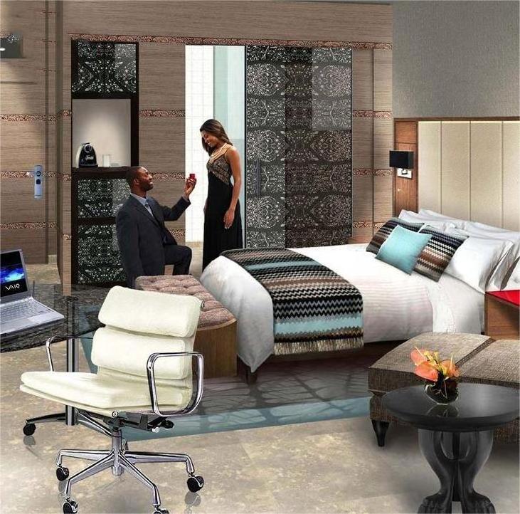 Top sales High Quality Hotel Furniture Customized Bed Living Room Modern Furniture Bedroom Sofa Set