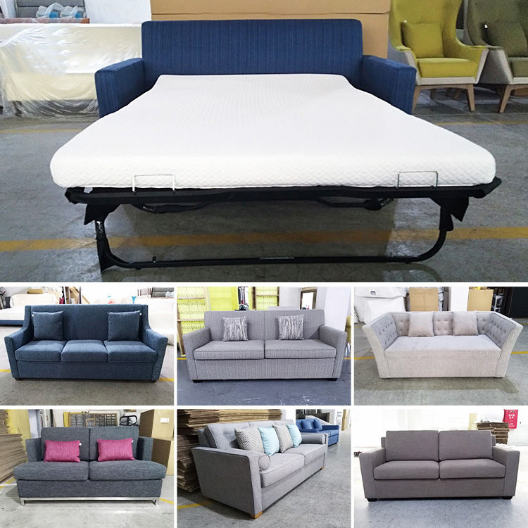 OEM ODM multifunctional modern design minimalist sofa bed folding fabric sofa bed