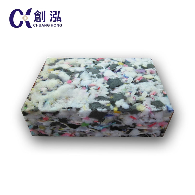 High density rebonded foam block recycled foam for mattress