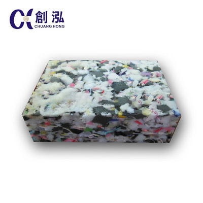 High density rebonded foam block recycled foam for mattress