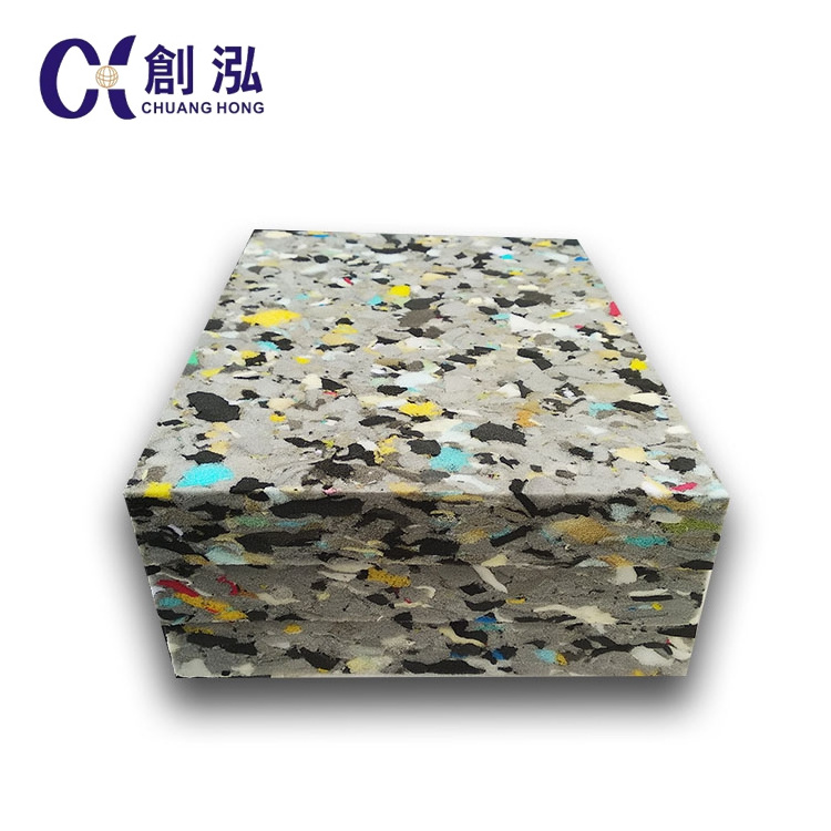 High density rebonded foam block recycled foam for mattress