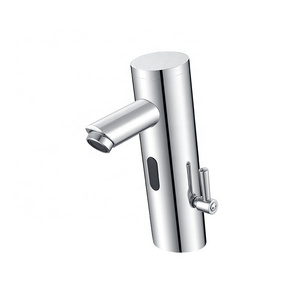 Lavatory Touchless Bathroom Hot And Cold Water Tap Brass Sensor Basin Faucet