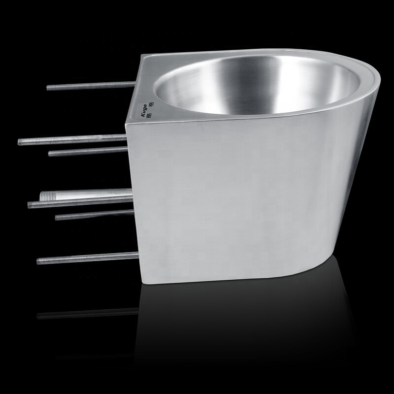 Popular Metal Bathroom Sink Wall Mounted Stainless Steel Wash Hand Basin Manufacturer