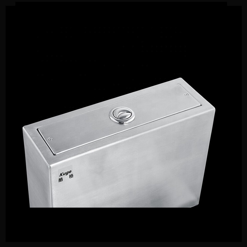 Standard size stainless steel flush cistern squat toilet water tank for sale