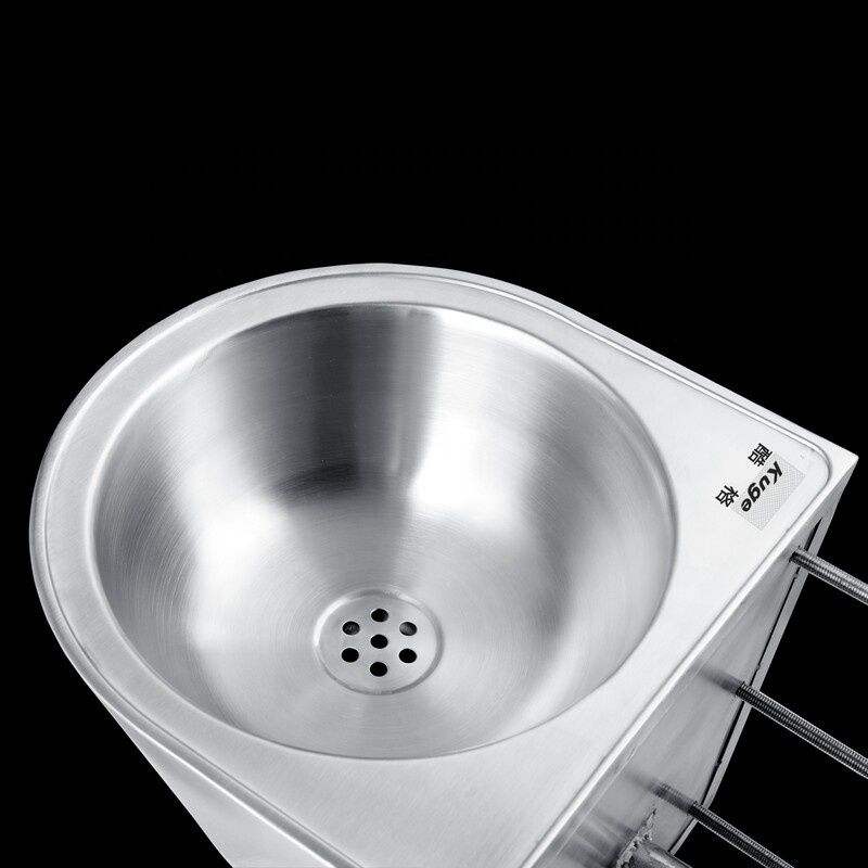 Popular Metal Bathroom Sink Wall Mounted Stainless Steel Wash Hand Basin Manufacturer