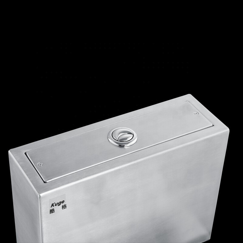 Standard size stainless steel flush cistern squat toilet water tank for sale